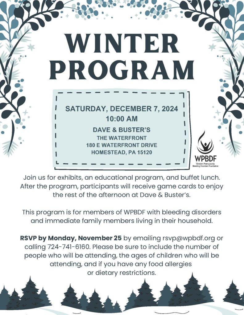 2024 Winter Program Flyer